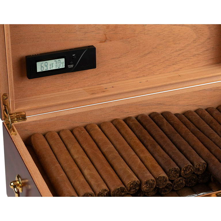 Wadsworth Analog Hygrometers Humidor Smoking Accessory Symple Stuff Finish: Gold