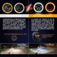 thumbnail image 4 of Par 7'' Faro H4 Led Redondo Ojo Ángel Wrangler Jeep Vocho Jk, 4 of 8
