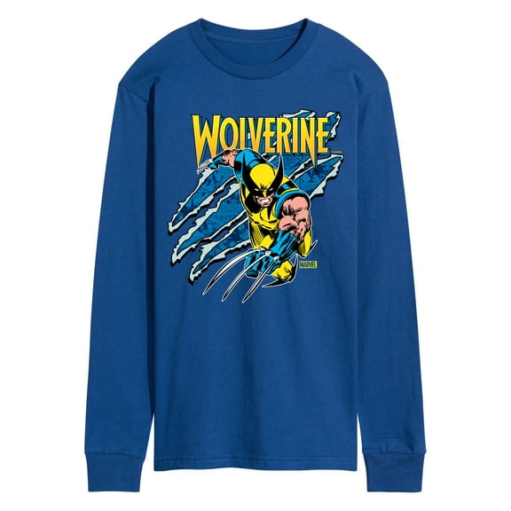 Marvel Wolverine - Slash - Men's Long Sleeve Graphic T-Shirt
