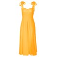 thumbnail image 1 of VISgogo Vestido largo para mujer, sin mangas, color sólido, dobladillo dividido, primavera, verano, informal, vestido de fiesta, SML VISgogo moda, 1 of 9