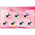 thumbnail image 6 of YiBai Facial Massage-r Red Light T-herapy For Face And Nack Face S Culping Wand With 7 Color,Pink, 6 of 8