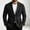 Black Coats for Men, variant on Men's Casual Unstructured Blazer Single Breasted Two‑Button Closure Multi‑Pocket Design Roll‑Up Sleeve Friendly Outer Jacket for Smart‑Casual Scenarios White M