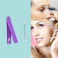 thumbnail image 3 of Écouvillon Réutilisable en Silicone Médical à Friction Rugueuse, Embout Q pour Nettoyer les Oreilles, Embout Q Lisse pour Maquillage et Retouches pour Femmes (Lot de 2 en 1, Bleu Foncé), 3 of 6