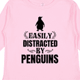 thumbnail image 4 of Inktastic Easily Distracted by Penguins Boys or Girls Long Sleeve Toddler T-Shirt, 4 of 5