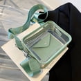 thumbnail image 4 of PENGXIANG Sac de Stade Transparent d'Été Sac de Plage en PVC Transparent Décontracté avec Petit Porte-Cartes, 4 of 9