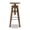 Walnut Brown, variant on Jennifer Taylor Home Spencer Minimalist Oak Wood Adjustable Bar Counter Stool, Natural Brown Oak Wood