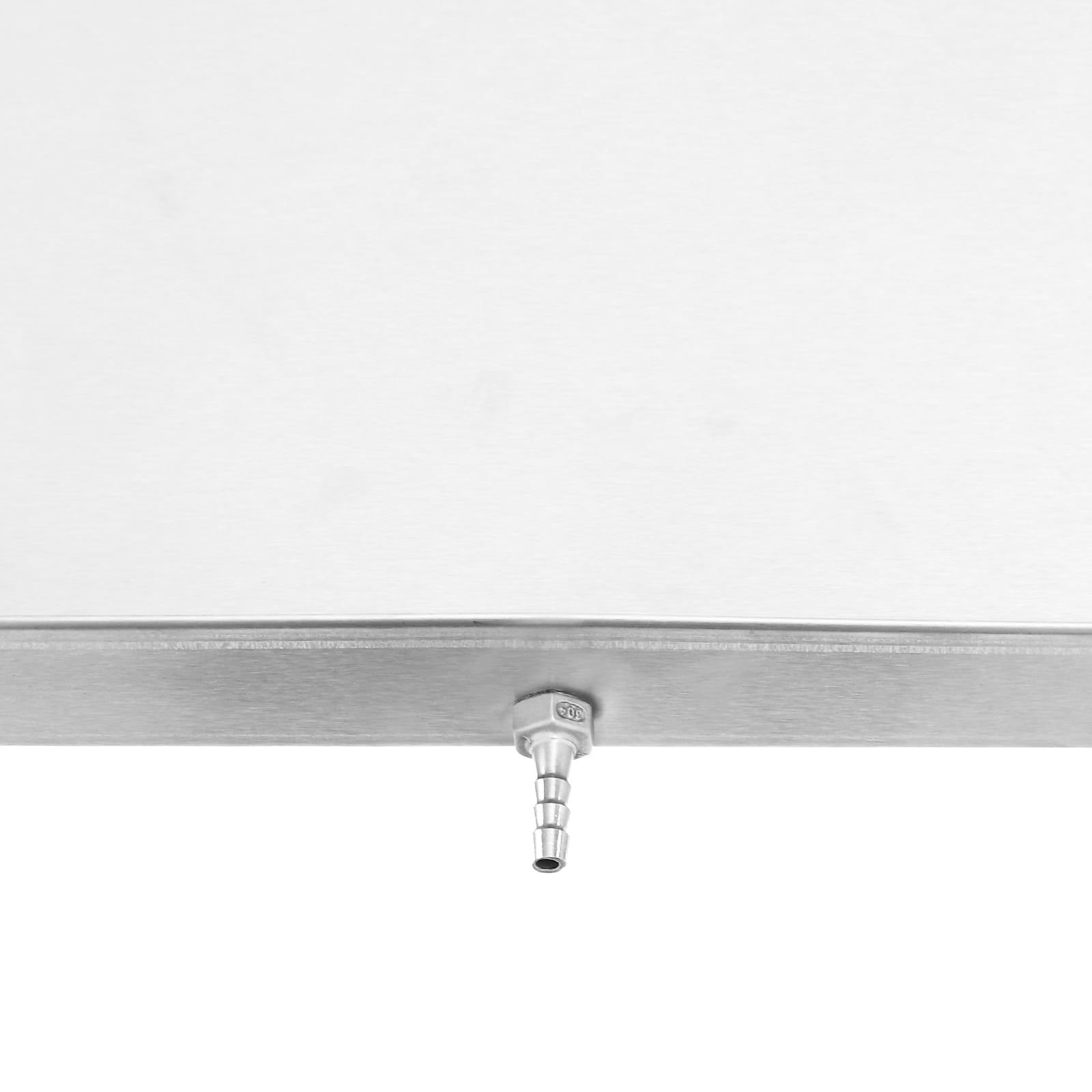 30"x30" Washing Machine Pan Under Washer Tray Drip Drain Stainless Steel 30 inch Installed Under Most Models of Washers, Dryers, Dishwashers