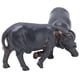 thumbnail image 4 of Nimomo Estatua de Toro Estatuilla de Toro de Resina Que representa la Buena Suerte Escultura de Animal vívido de Estilo Moderno Compacto para la Mesa del hogar, 4 of 5