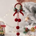 thumbnail image 2 of Btomtd Christmas Flocking Window Tree Ornaments, Tree Pendant with Festive Designs, Hanging Decoration for Holiday Decor, Flocking Ornaments and Decor, A, 2 of 6
