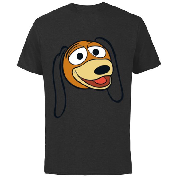 Disney and Pixar's Toy Story Slinky Dog - Short Sleeve Cotton T-Shirt for Adults - Customized-Black