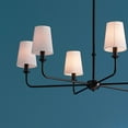 thumbnail image 2 of 52516BK Kichler Lighting Pallas - 6 Light Chandelier In Traditional Style-13.75 Inches Tall and 32.25 Inches Wide-Black Finish, 2 of 13