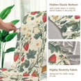 thumbnail image 5 of Yayeee 2 Pack Dining Chair Covers Stretch Parson Chairs Slipcovers Seat Protector, Small Strawberry Pattern, 5 of 6