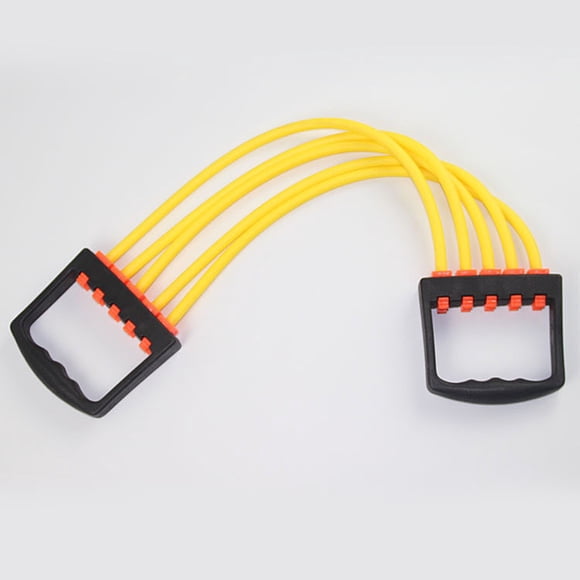 HAMPPLIES Chest Expander Con Bandas Resistentes Para Entrenamiento De Pectorales Y Brazos Con Asas Antideslizantes