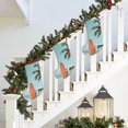thumbnail image 5 of KLL Vintage Surf Van Beach for 18" Christmas Stocking Snowman Xmas Stocking Holiday Christmas Decoration Gifts for Family Kids, 5 of 8
