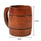 thumbnail image 4 of Daboolka 1 Pieza Práctica Taza de Madera para Cerveza, Leche, café, té, Taza para Beber Hecha a Mano para Bar en casa con Mango, 4 of 8