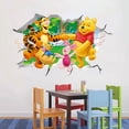 thumbnail image 3 of Winnie the Pooh Wall Sticker 3D Wall Sticker Children wall sticker Cartoon character wall sticker Cartoon background Wall decoration Birthday gift Children bedroom decoration 60*40CM, 3 of 4