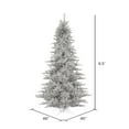 thumbnail image 3 of Vickerman 6.5' Silver Tinsel Fir Artificial Christmas Tree Unlit -K166865, 3 of 3