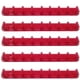 thumbnail image 2 of Ganchos Portallaves de Decoración KeyHookRed 5 Pzs 2x25x0.5cm Rojo. 3D Art MXKHR-005, 2 of 2