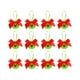 thumbnail image 2 of Paquete de 12 Adornos Navideños Peludos Verdes con Lazos Rojos | Decoraciones Navideñas de Piel Sintética Suave | Bolas Colgantes de 5,9 Cm para Árboles, Coronas, Guirnaldas, Fiestas, Bodas, Decoraci, 2 of 6