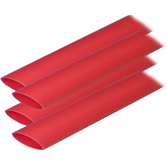 Ancor Marine Grade Products Heat Shrink Tube 3/4 X 6 Red 4 Pack 306606