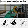 thumbnail image 2 of Cubierta ajustable para jaula de pájaros, protector de falda de plumas, receptor de semillas de malla, suave, ventilado, universal, malla de nailon, cubiertas para jaulas de pájaros para jaulas, 2 of 5