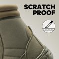 thumbnail image 4 of Botas tácticas militares NORTIV 8 de cuero con cierre lateral talla 7.5, 4 of 9