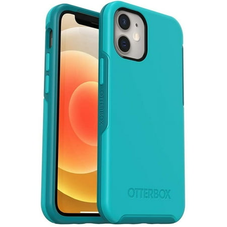 OtterBox Symmetry Series Case for iPhone 12 Mini, Rock Candy Blue