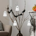 thumbnail image 7 of Sylvtty Halloween Hanging Ghost Ornaments Cute Pink White Ghost Halloween Tree Decor Mini Ghost Decoration for Home Party Decor, 7 of 7