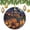 pattern-1111, variant on Ceramic Christmas Ornament Fall Autumn Halloween 2024 Christmas Ornaments Xmas Ornament for Family Sister Friends Halloween Nightmare Puimpkins Christmas Tree Ornament