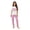 Purple, variant on Eternatastic Women's 2-Piece Ribbed Knit Pajama Set Cute Heart Print Short Sleeve Top & Long Pants Soft Cozy Loungewear Sleepwear L Greyblue