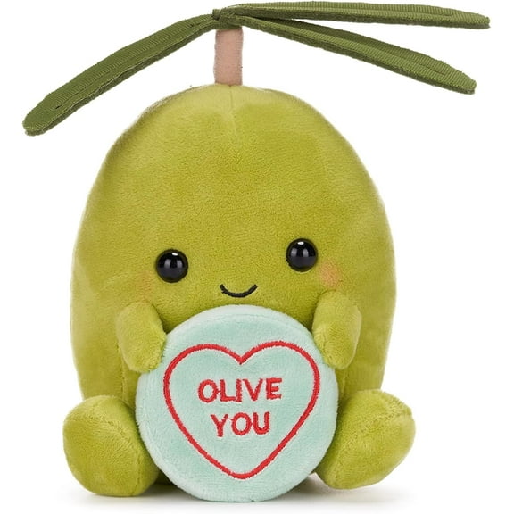 Swizzels Love Hearts 18CM OLLIE OLIVE YOU Soft Plush Toy - Valentines Gift