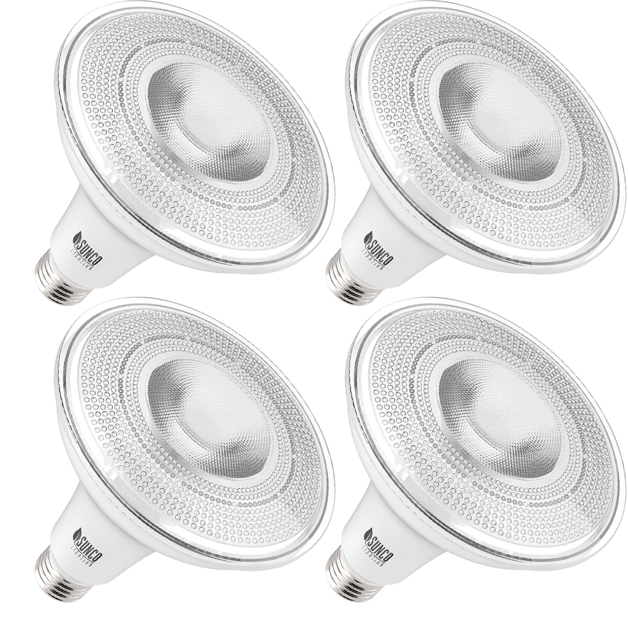 4000K Cool White E26 Base 13W=100W Waterproof Dimmable Sunco Lighting 6 Pack PAR38 LED Bulb UL & Energy Star 1050 LM Indoor/Outdoor Spotlight
