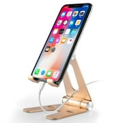 Desk Phone Holder Cell Phone Stand Foldable Adjustable Tablet Holder Stand Desktop Phone Mount for Tablet iPhone Samsung Cellphones