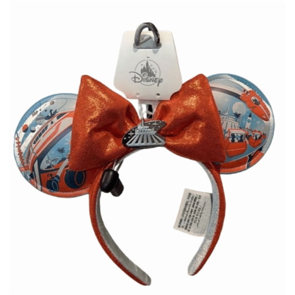 Disney Parks Tomorrowland Magic Kingdom Minnie Mouse Ears Headband New With Tag