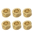 thumbnail image 1 of Perles de Barbe et Cheveux, Perles de Tube à Cheveux Rétro à la Mode 30 Pcs pour Hommes pour Fête Argent, Or, 1 of 8