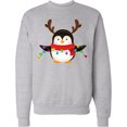 thumbnail image 2 of Inktastic Penguin Xmas Adult Sweatshirt, 2 of 4
