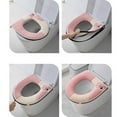 thumbnail image 3 of Comfortable Toilet Seat Toilet Seat Cushion With Adhesive Buckle Little Bears Toilet Seat Cushion With Handle Toilet Seat Cushion Toilet Seat Ring, 3 of 8