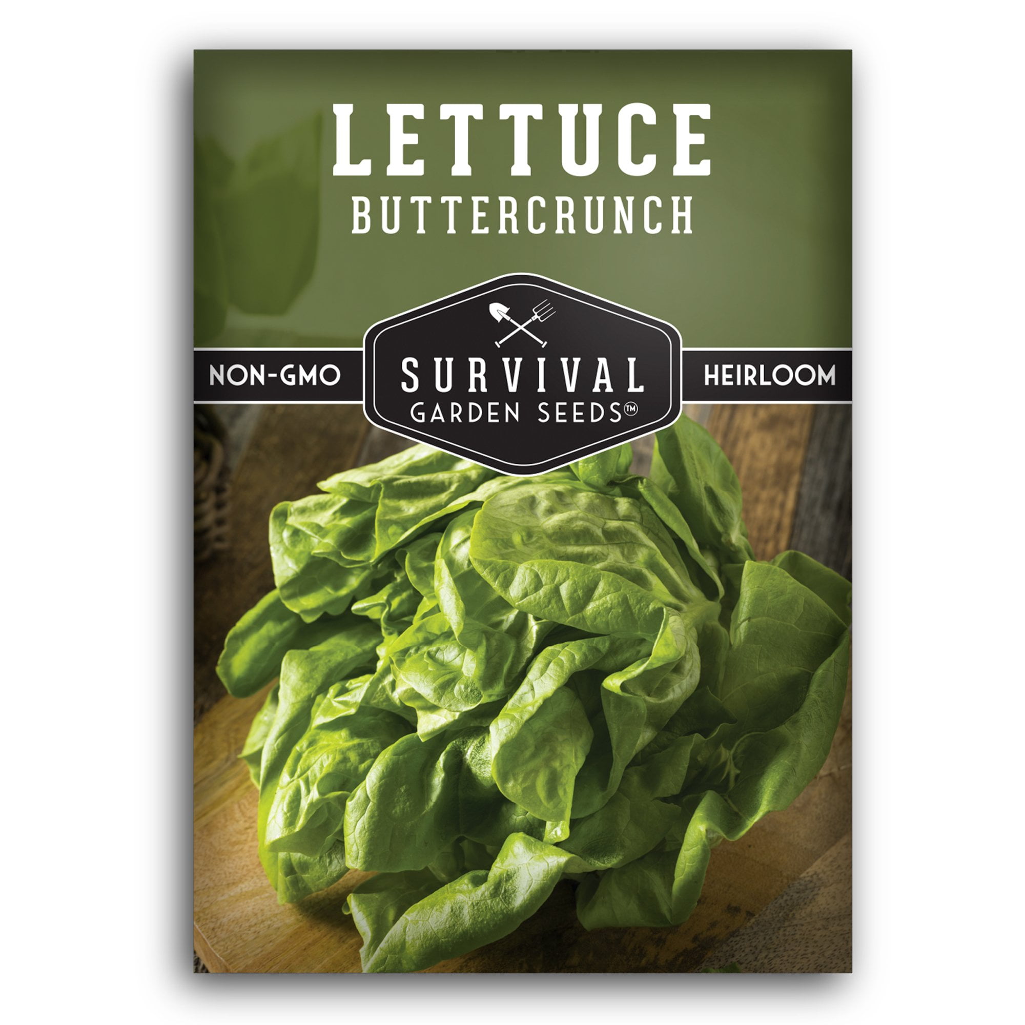 Survival Garden Seeds Buttercrunch Lettuce Seed for Planting Packet with Instructions to