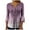 517_Purple, variant on Womens Graphic T Shirts Spring And Summer Seven Minutes Of Bell Sleeve V Neck Pressed Pleated Solid Color Button