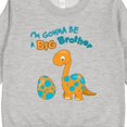 thumbnail image 3 of Inktastic I'm Gonna Be a Big Brother Dino Toddler Sweatshirt, 3 of 4