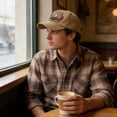thumbnail image 4 of USA 250 Year Anniversary Hat for Men Women Khaki, America 250 Merchandise Sun Protective Baseball Cap 1776-2026 Outdoor Veterans Day, 4 of 6