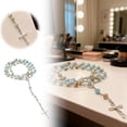 thumbnail image 1 of Rosary Necklace Pendant Beaded Necklace Expressing Devotion For Everyday Wear And Timeless Jewelry, 1 of 5
