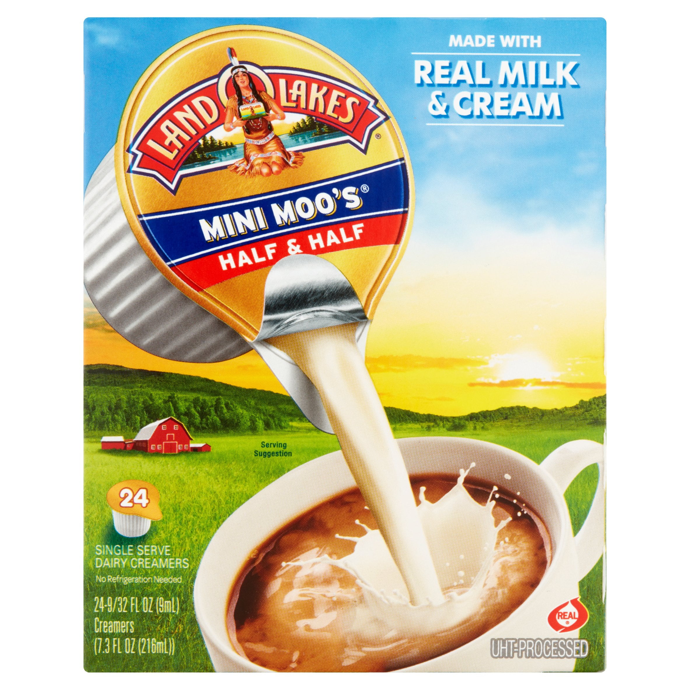 Land O Lakes Mini Moos Half & Half Dairy Creamers, 24 Ct