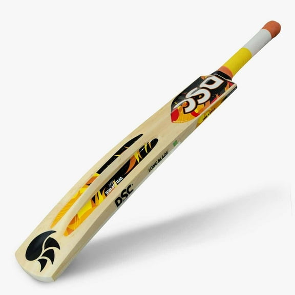 DSC Wildfire Heat Kashmir Willow Tennis Cricket Bat , Size - Short Handle | Made From Good Quality Kashmir Willow