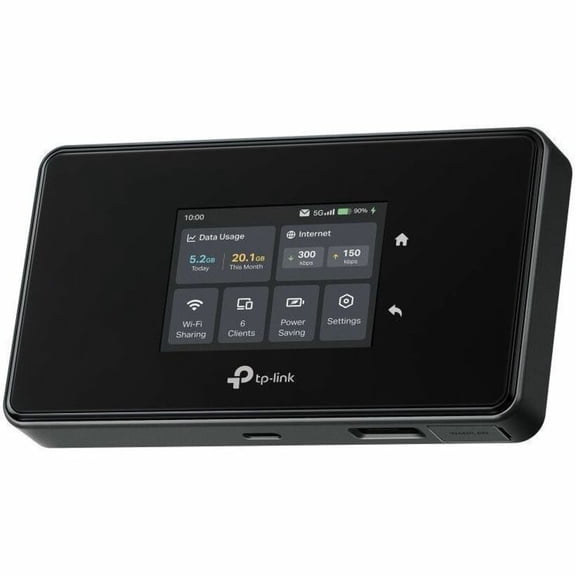 TP-Link M8550 Wi-Fi 6E IEEE 802.11 a/b/g/n/ac/ax 1 SIM Cellular, Ethernet Modem/Wireless Router