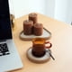 thumbnail image 3 of Decoración hogareña Gwong Multi-use Wood Coffee Bandeja Ecológico Exquisito Hecho a mano Coaster para el hogar Gwong 21081135, 3 of 6