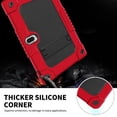 thumbnail image 3 of FIEWESEY for ZONKO K118 Tablet Case,Shockproof Rugged Kids Protective Case for Feonal K116/MAGCH M210/M101/L21/MEIZE K116/K118/Xiashuanghu RS10/Kaktin/TPSPAD Android 10 10 inch Tablet(Red/Black), 3 of 6