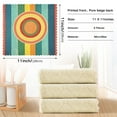 thumbnail image 6 of Yayeee 6 Pack Kitchen Dish Cloths for Washing Dishes Soft Absorbent Microfiber Towels, Colorful Stripes, 6 of 9