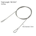 thumbnail image 2 of Unique Bargains 1M Load 66 lbs Picture Hanging Wire Electroplating 12Pack, 2 of 4