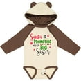 thumbnail image 3 of Inktastic Santa is Promoting Me to Big Sister Girls Long Sleeve Baby Bodysuit, 3 of 5